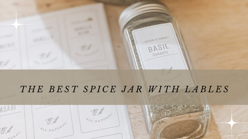Spice Jars- Pefect for Herb Organization
